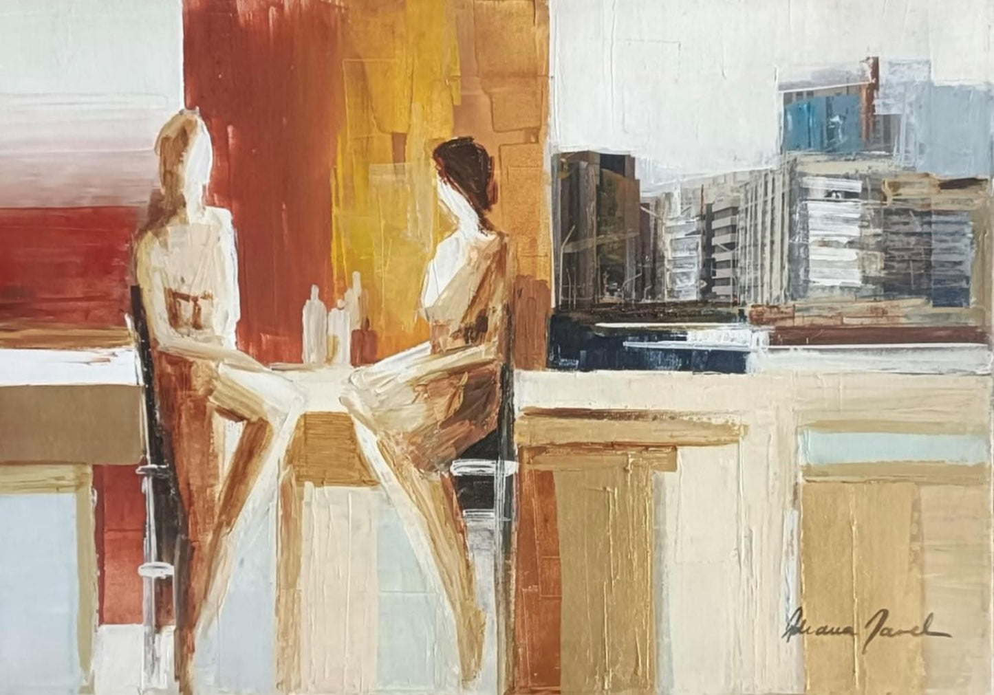 Adriana Naveh- Original painting on canvas