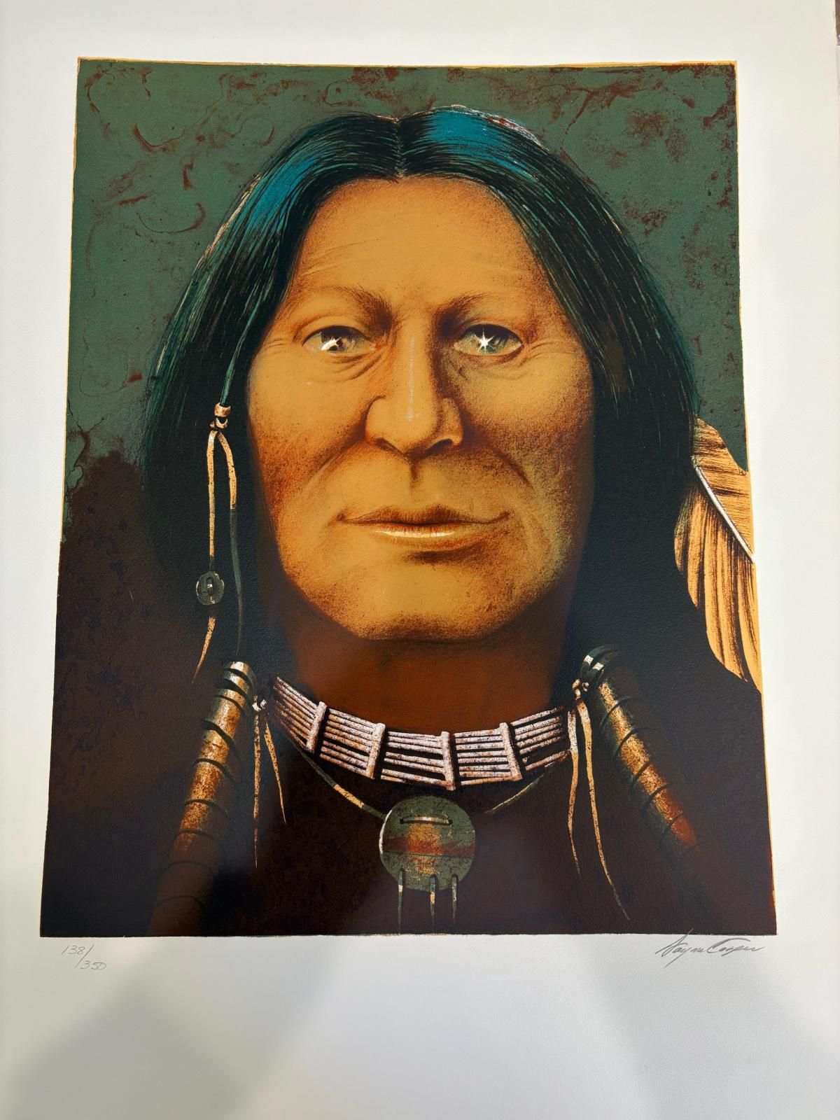 Wayne Cooper- Limited edition lithograph on paper