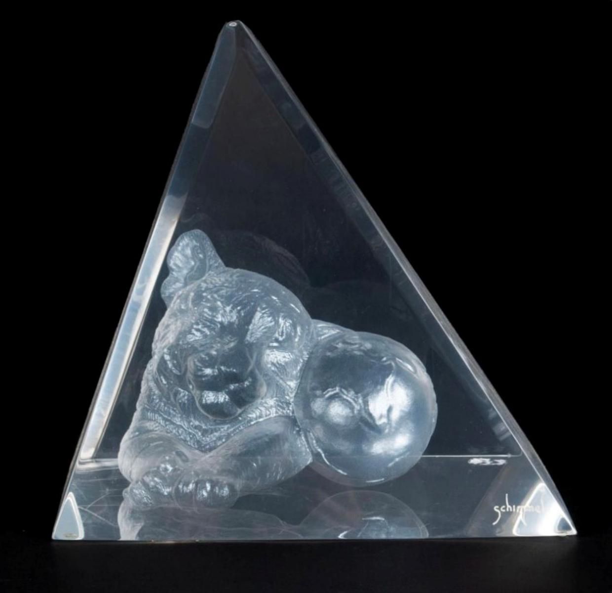 Shim Schimmel- Limited Edition lucite sculpture