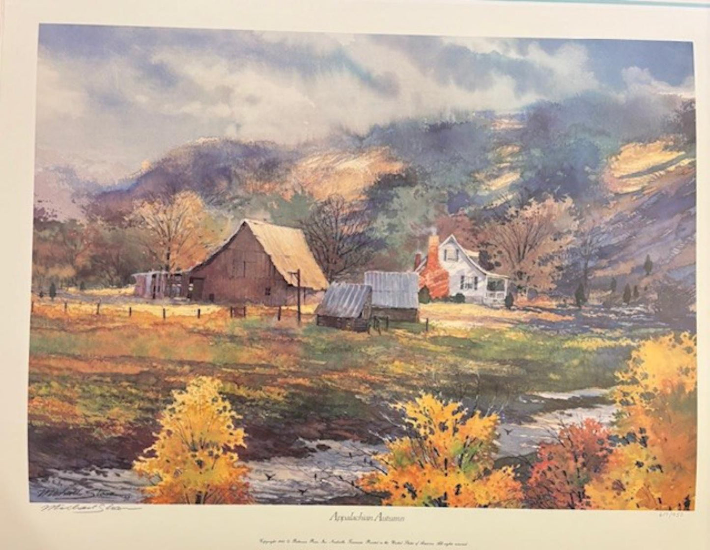 Michael Sloan- Limited edition lithograph on paper