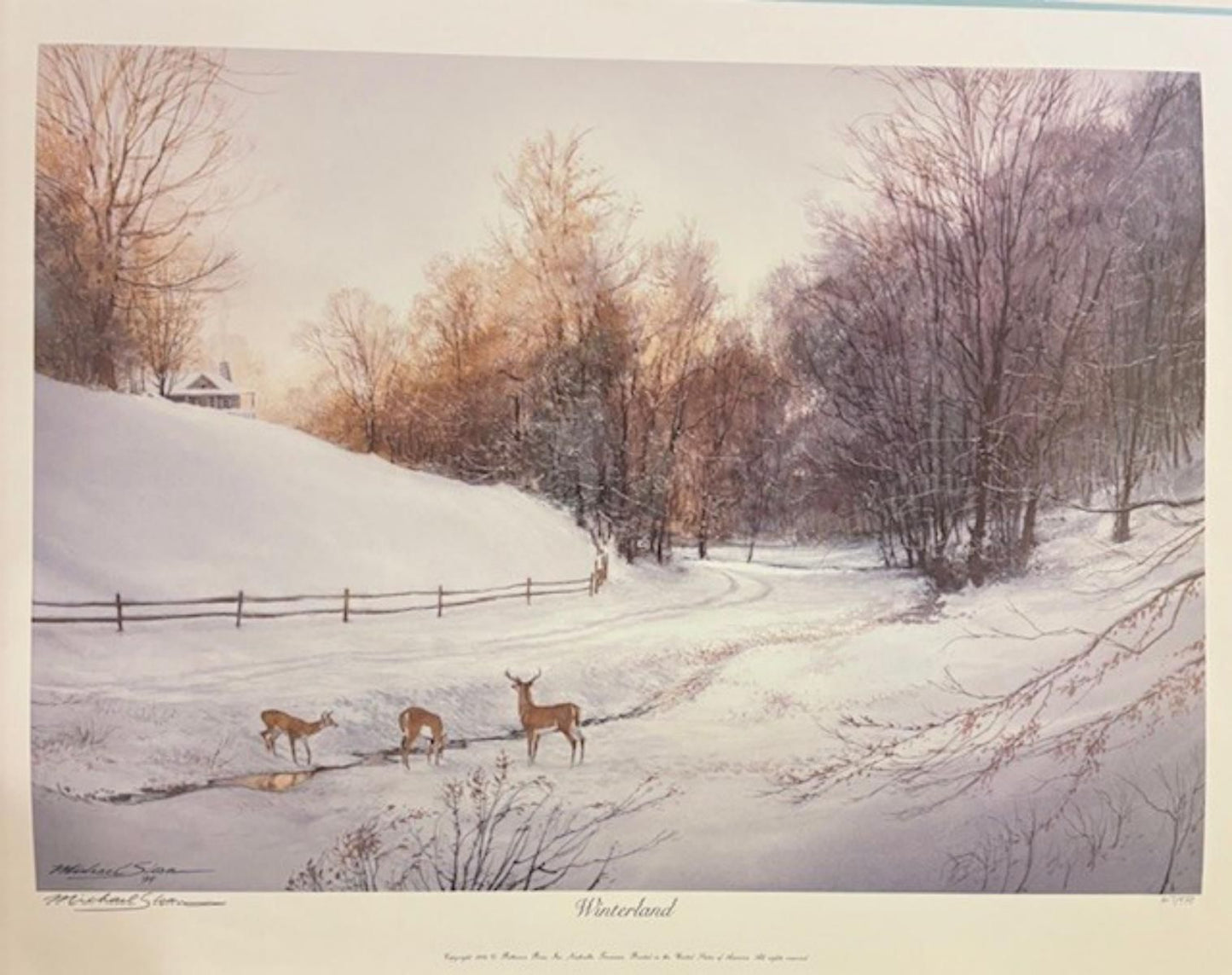 Michael Sloan- Limited edition lithograph on paper
