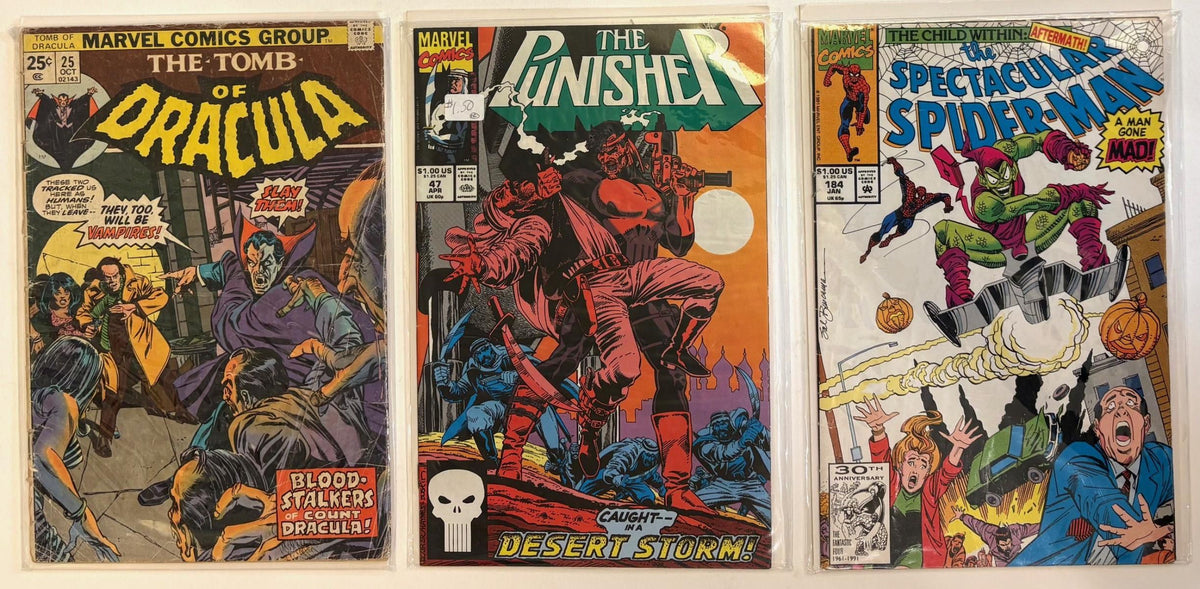 Vintage Comics- Vintage comic book collection of 3 comics