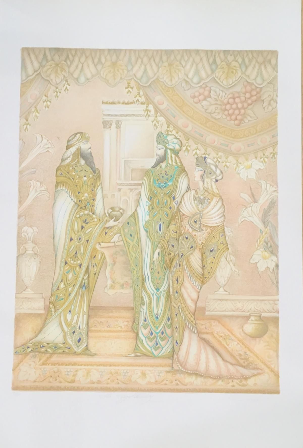 L. Kreif- Original lithograph on paper