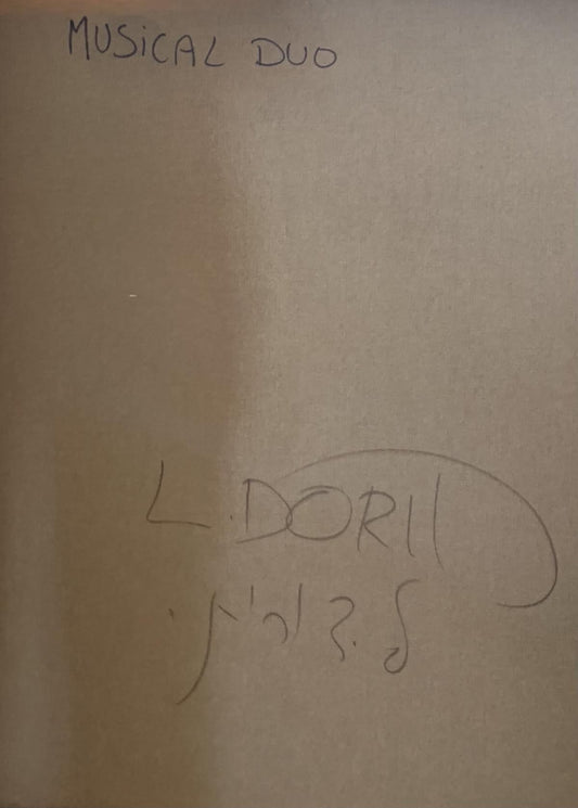 Dorit Levi- Original Painting on Canvas "Musical Duo "