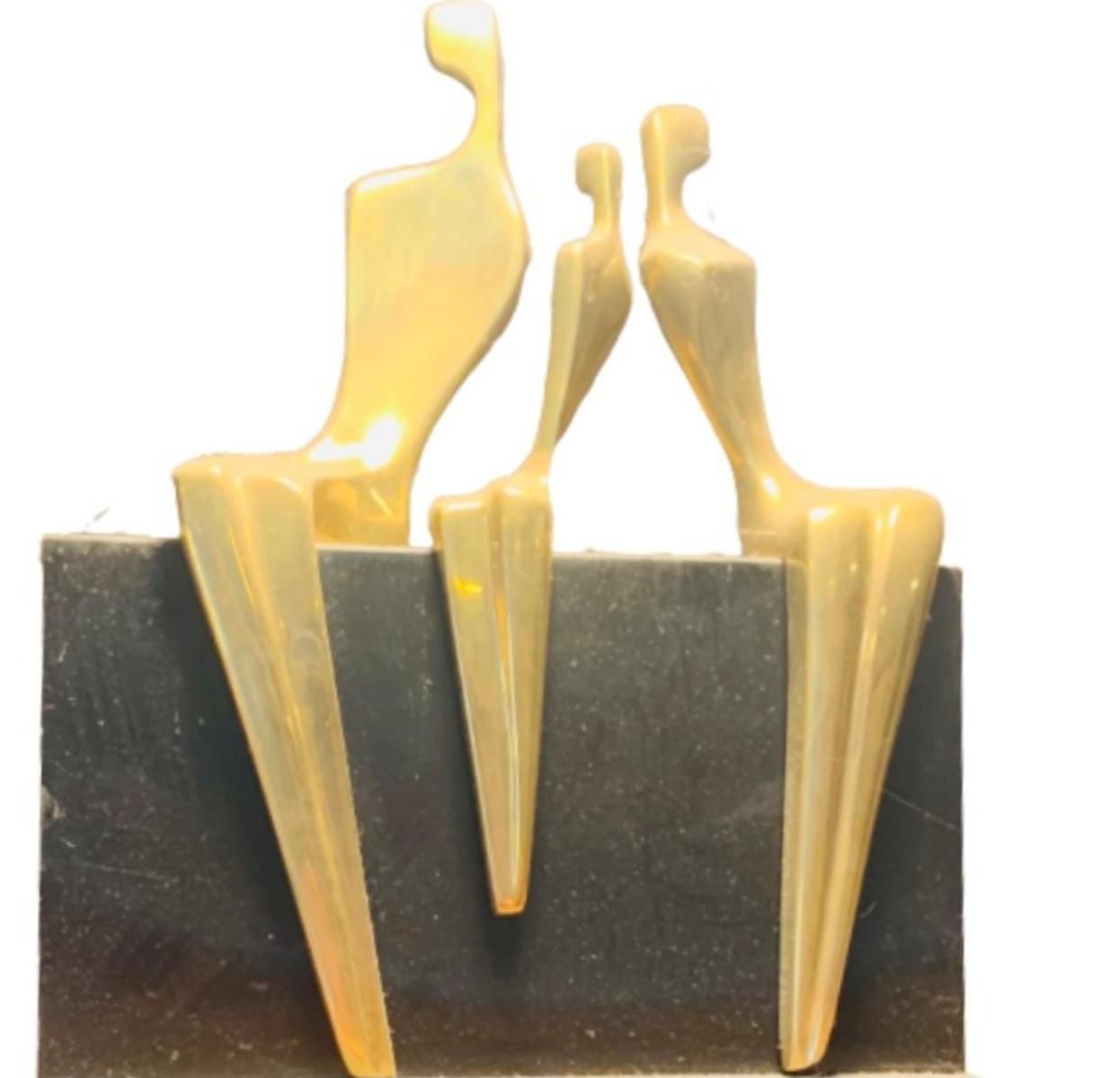 Itzik Ben Shalom- Bronze sculpture "3 Figures "