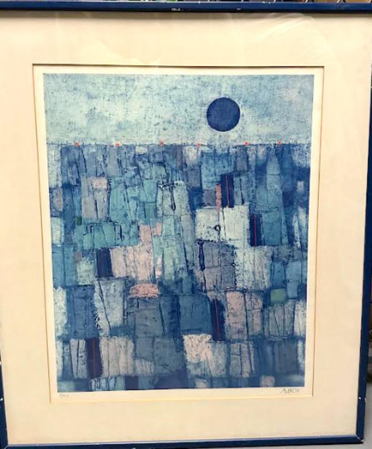 Mordecai Ardon- Lithograph on paper