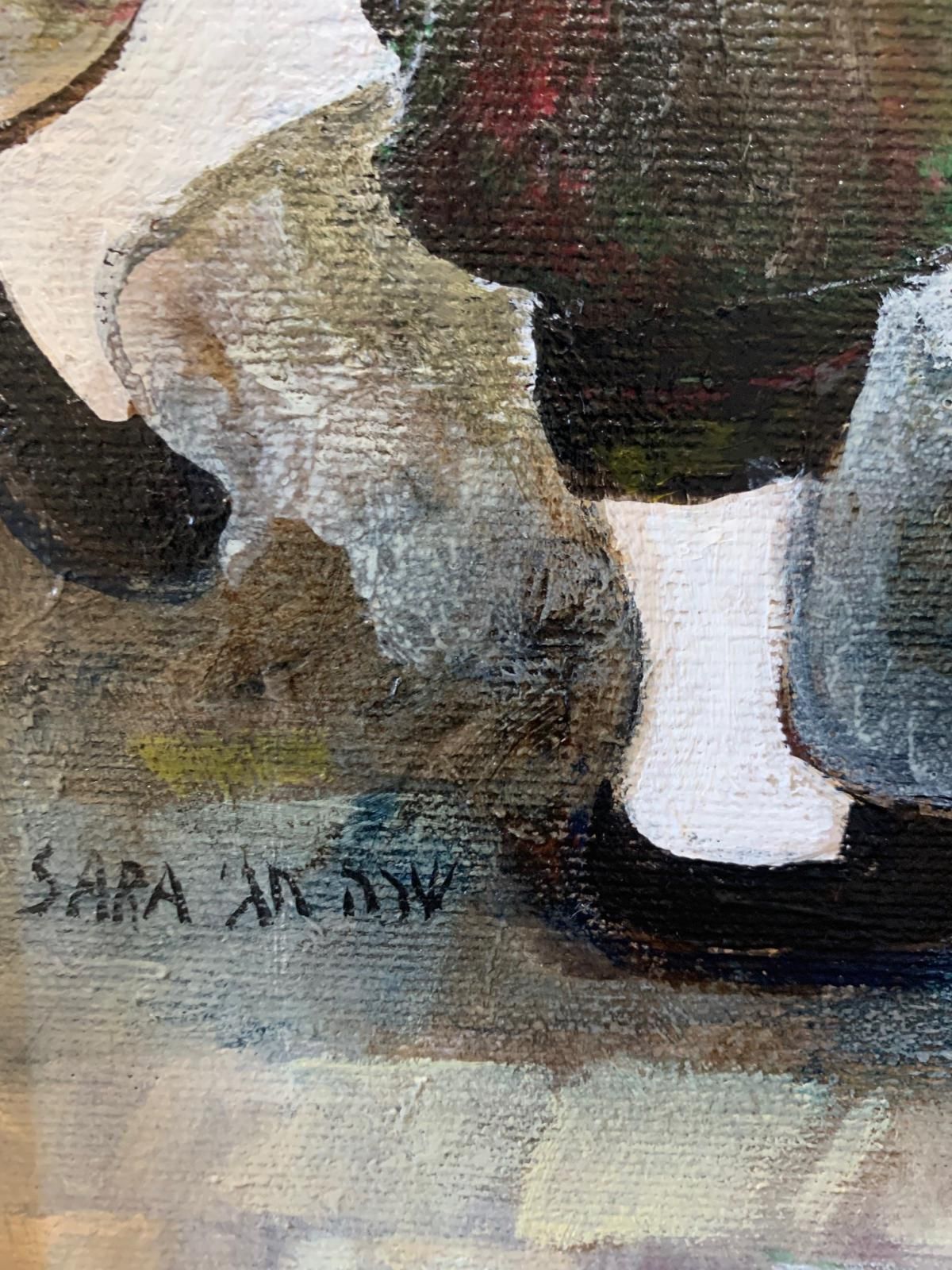 Sara Chagi- Hand Embellished on canvas