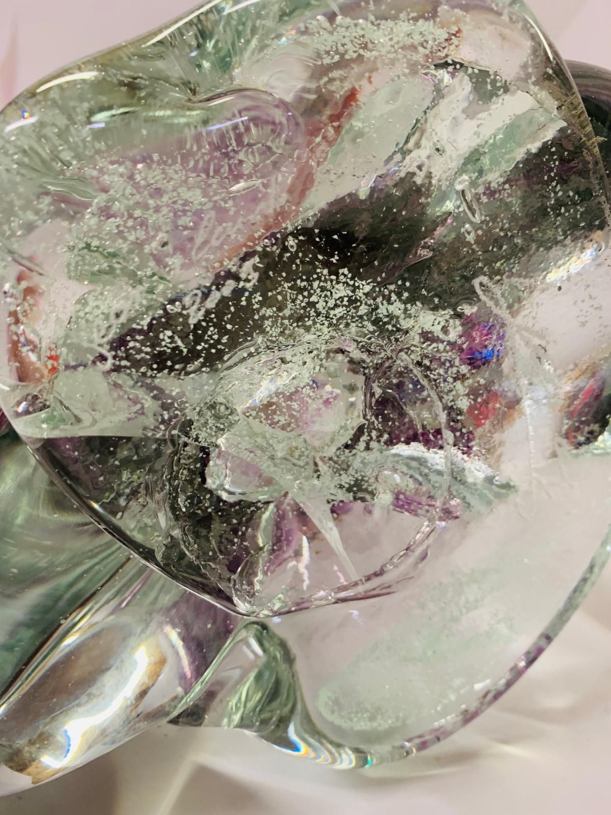 Jean Claude Novaro- Hand blown glass sculpture