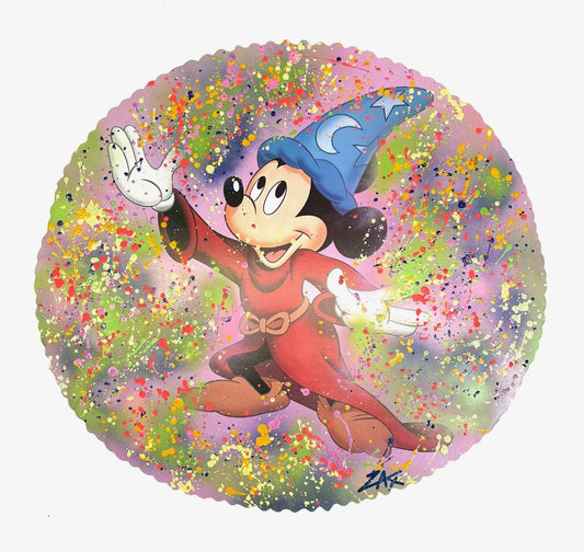 E.M ZAX- 1/1 unique mixed media on paper