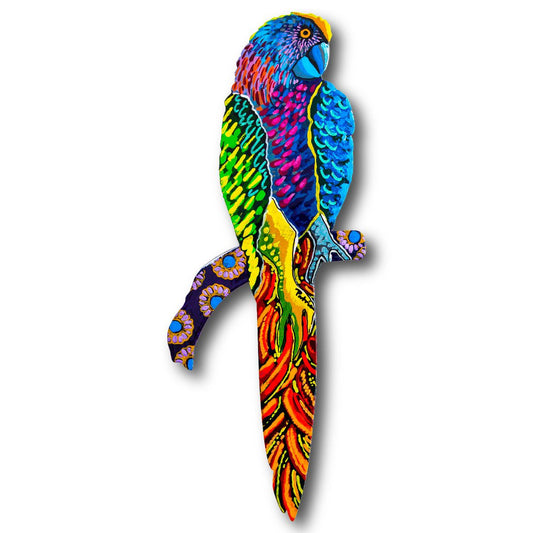 Patricia Govezensky- Original Painting on Laser Cut Steel "Moment of Peace"