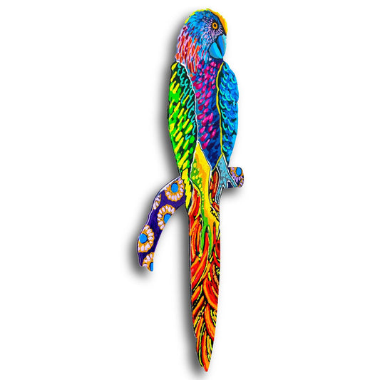Patricia Govezensky- Original Painting on Laser Cut Steel "Moment of Peace"