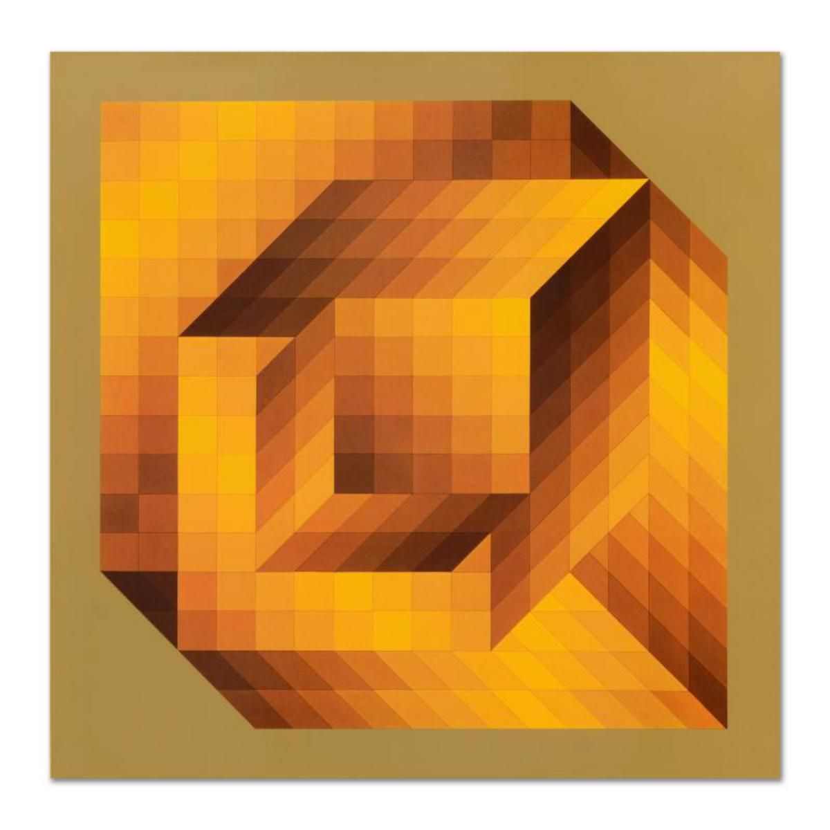 Victor Vasarely (1908-1997)- Heliogravure prints "Progressions 3 Portfolio"