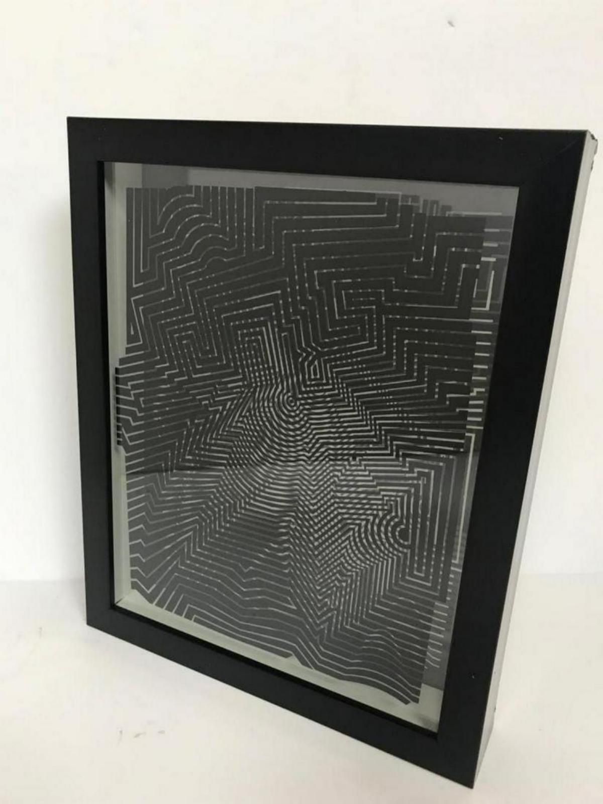 Victor Vasarely- 3D Wall Sculpture/object "Cinetiques"