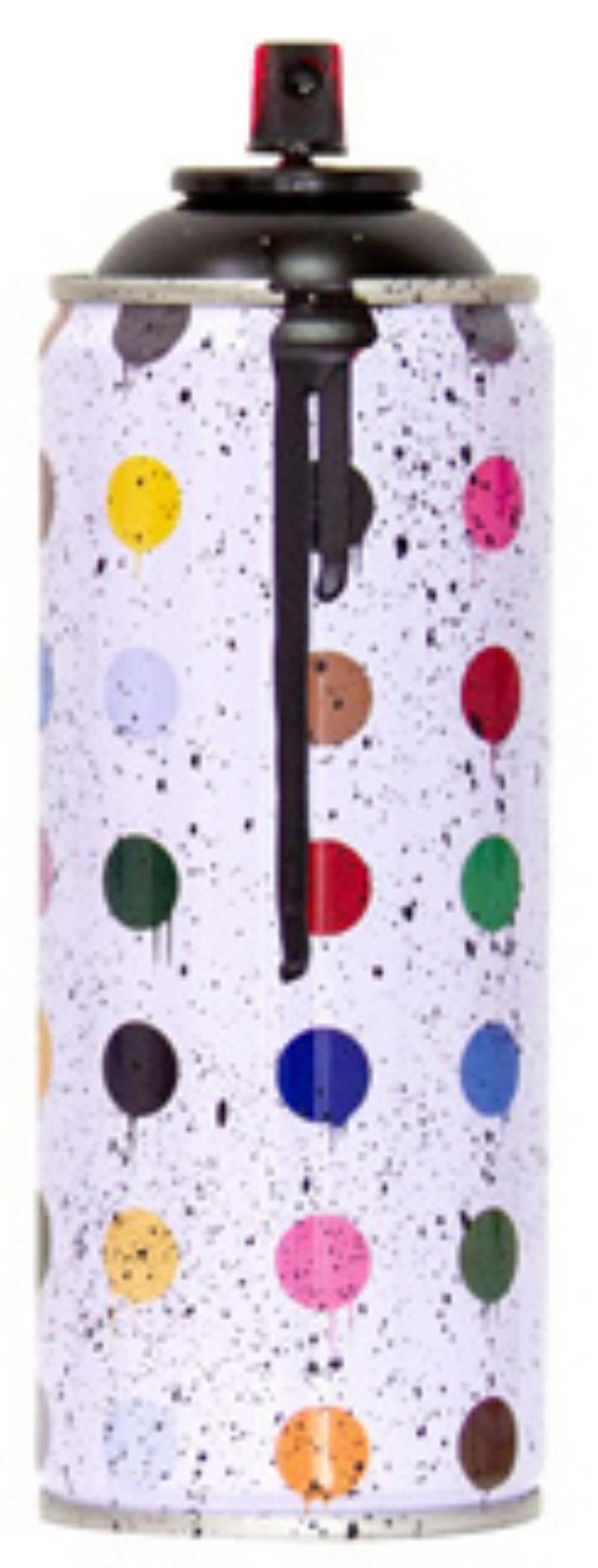 Mr. Brainwash- SPRAY CAN "HIRST DOTS, 2020"