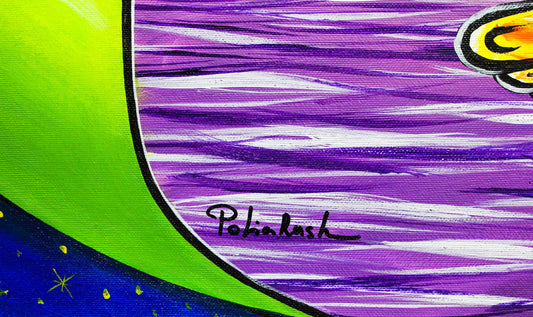 Eugene Poliarush- Original Oil on Canvas "A Day on the Sea"