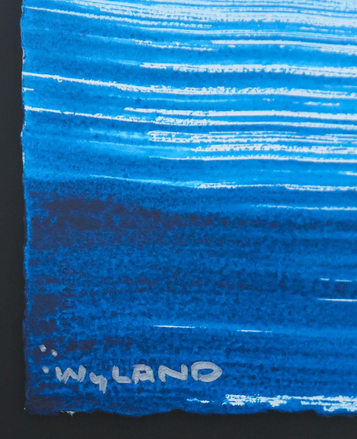 Wyland- Original Watercolor Painting on Deckle Edge Paper "Fluke"