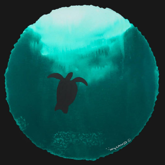 Wyland- Original Watercolor Painting on Deckle Edge Paper "Fluke"