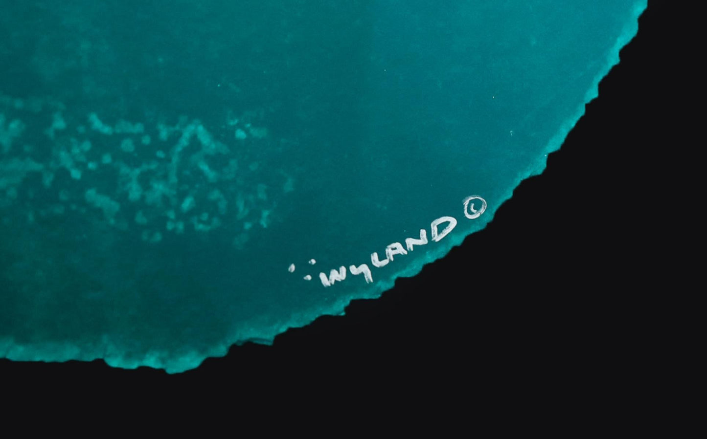 Wyland- Original Watercolor Painting on Deckle Edge Paper "Fluke"