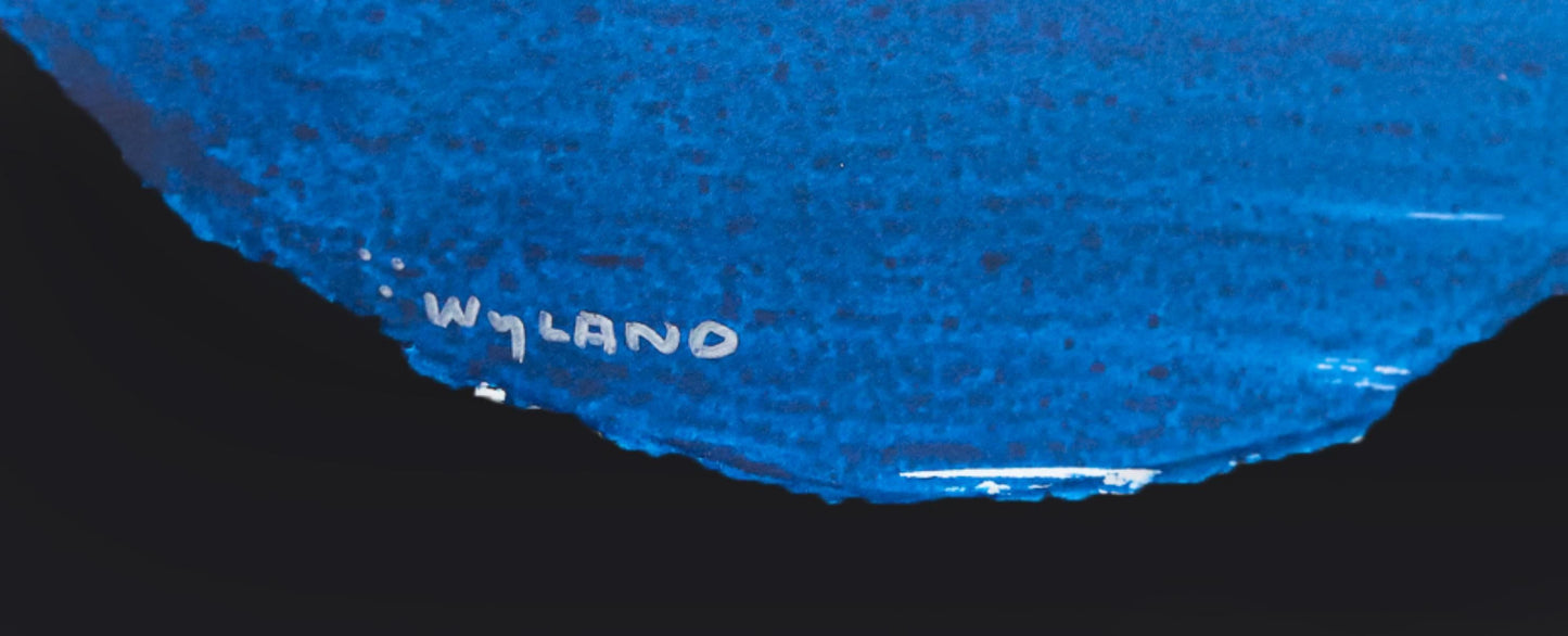 Wyland- Original Watercolor Painting on Deckle Edge Paper "Fluke"