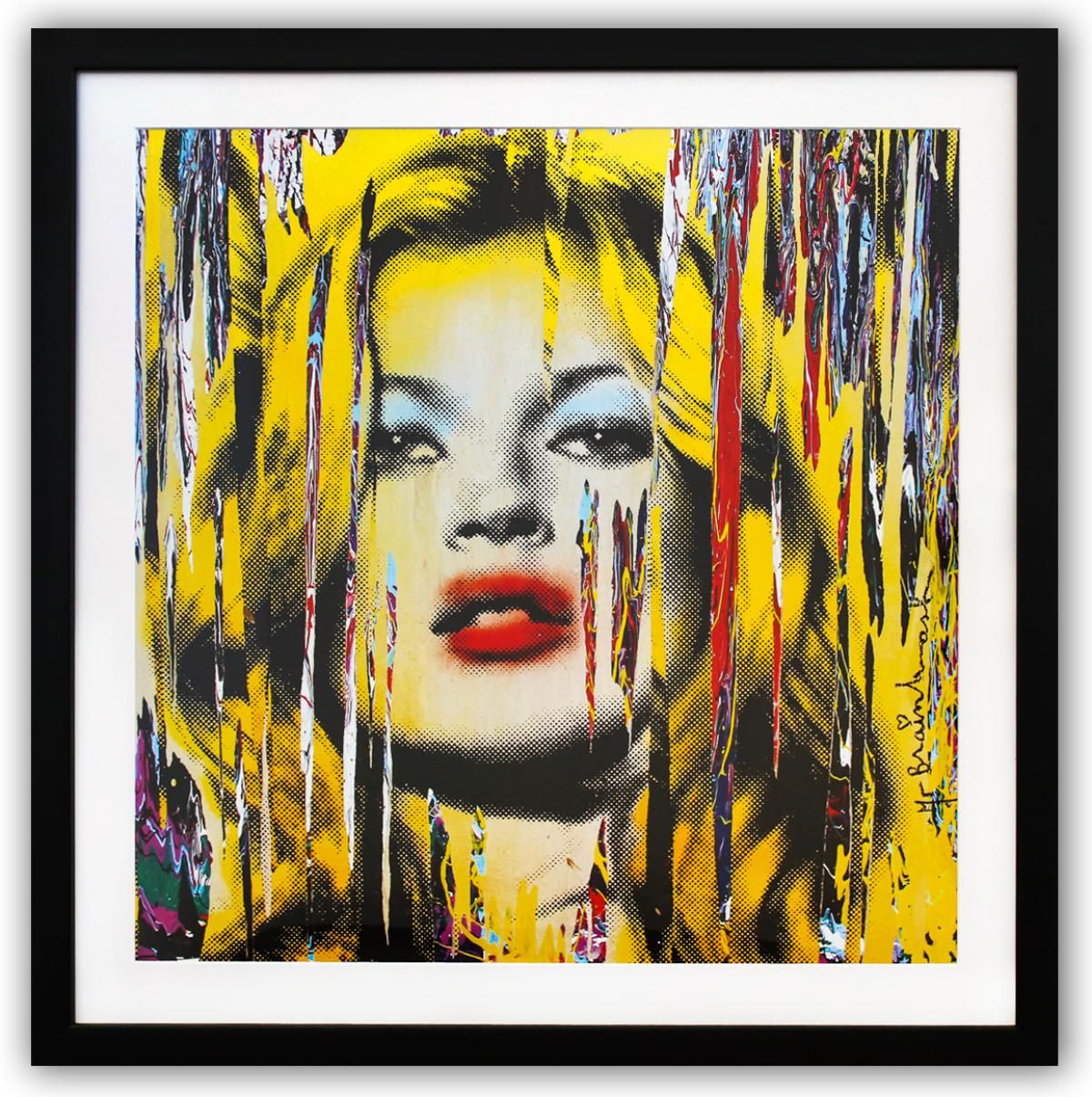Mr. Brainwash- Offset Lithograph "Kate Moss"