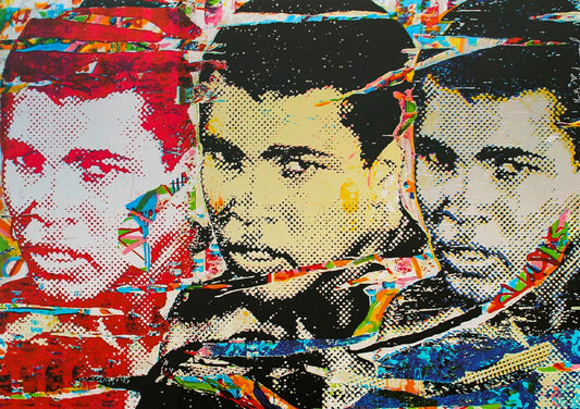Mr. Brainwash- Offset Lithograph "Ali (The Champ)"