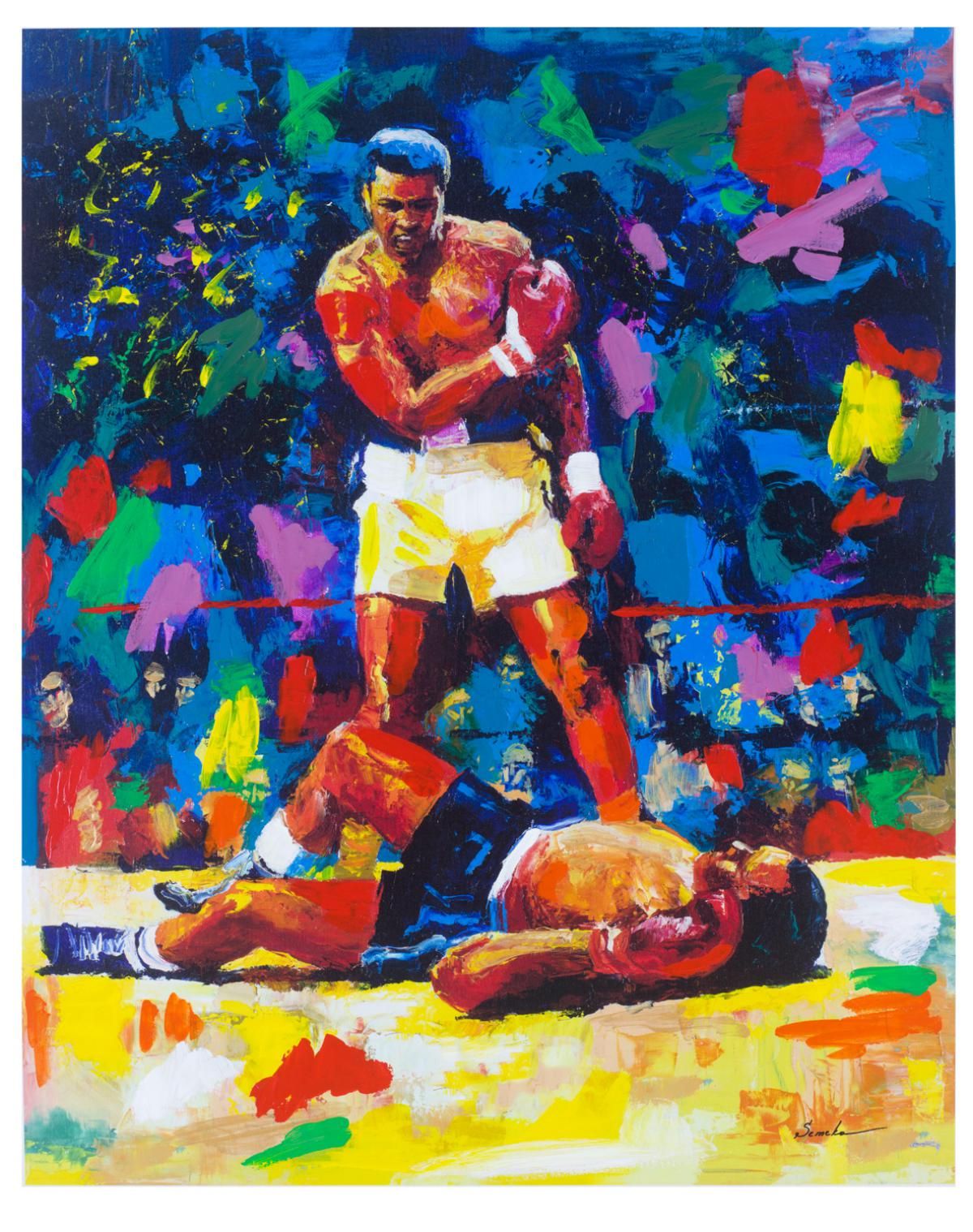Igor Semeko- Mixed Media "Ali Over Liston"