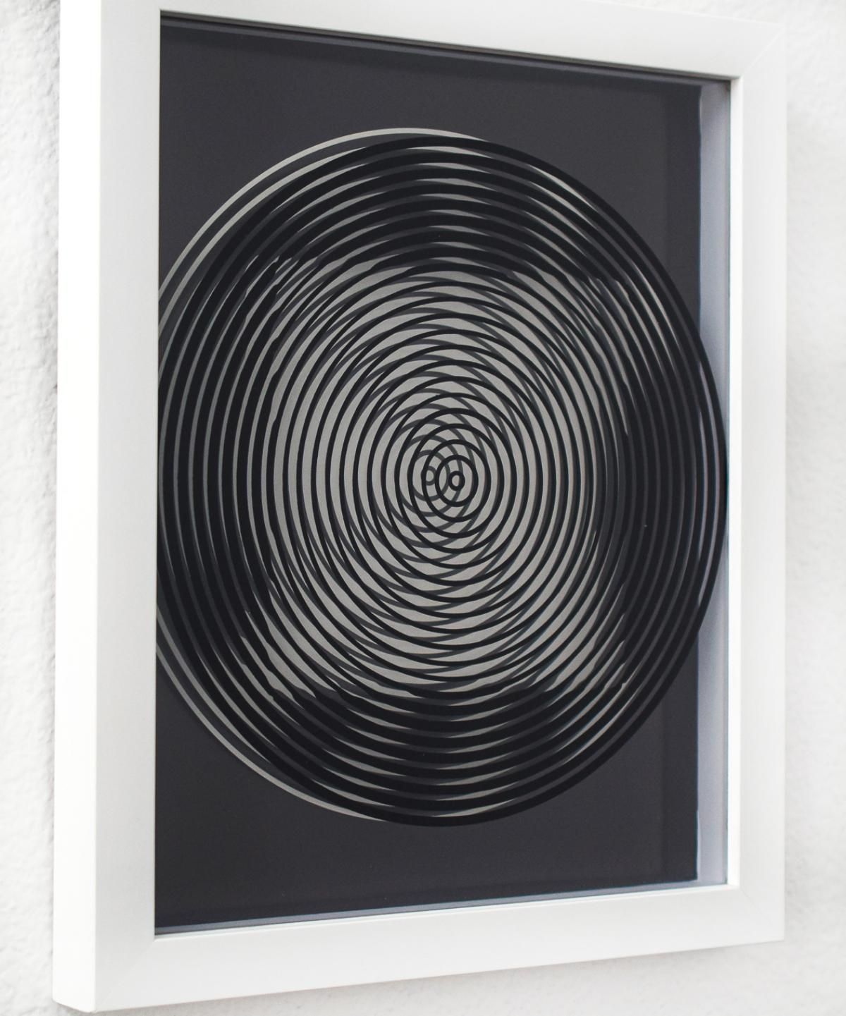Victor Vasarely- 3D Wall Sculpture/object "Cinetiques"
