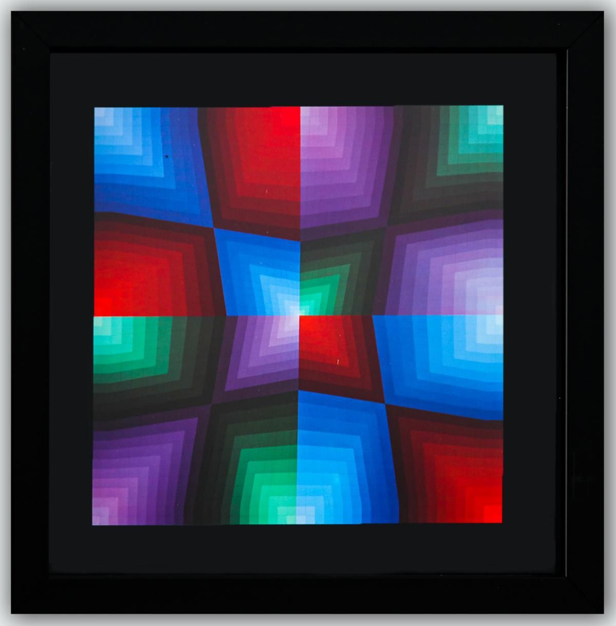 Victor Vasarely- Heliogravure Print "Untitled"