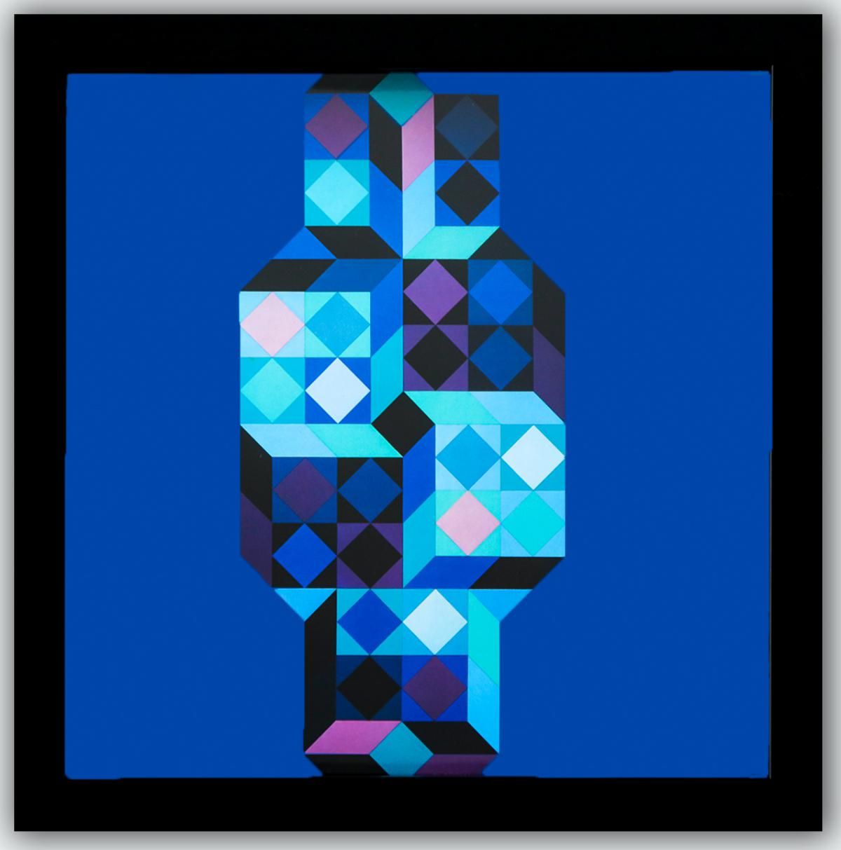 Victor Vasarely- Heliogravure Print "Untitled"