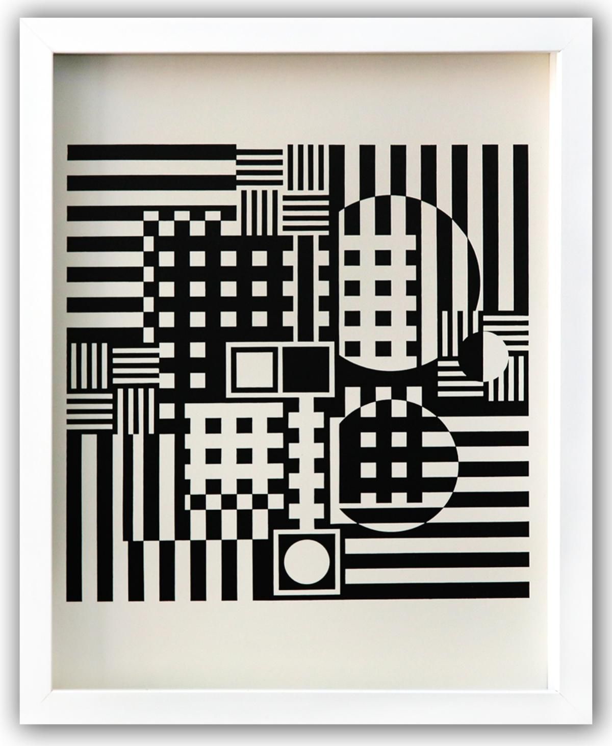 Victor Vasarely- Heliogravure Print "Untitled"