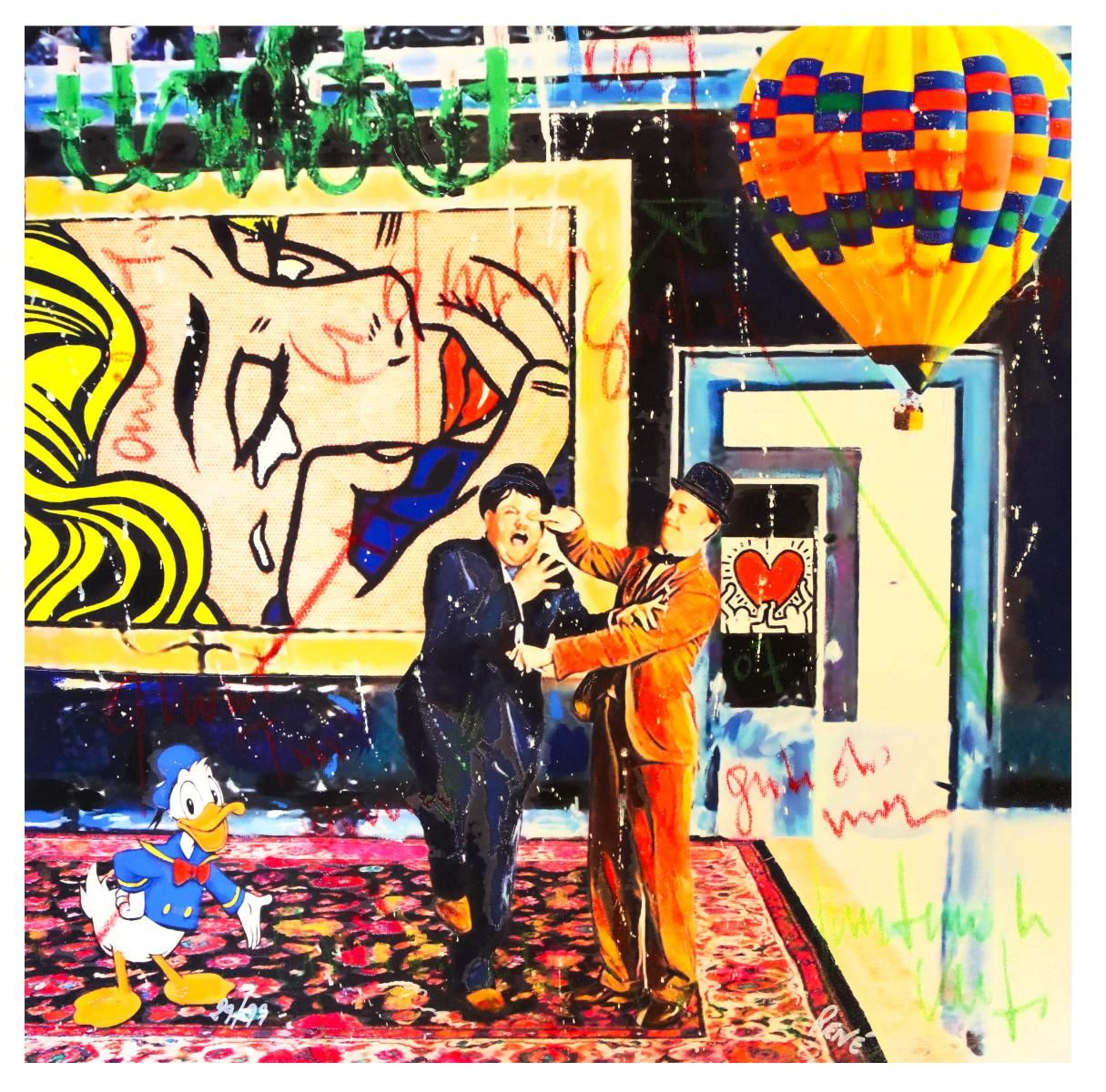 Rene- Silkscreen serigraph "Love in progress"
