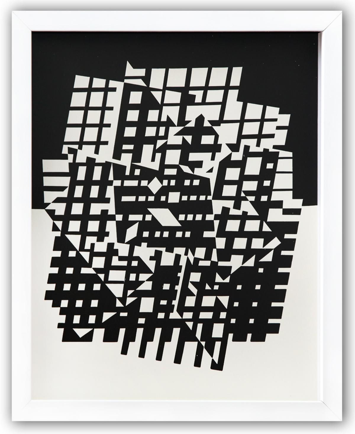 Victor Vasarely- Heliogravure Print "Untitled"