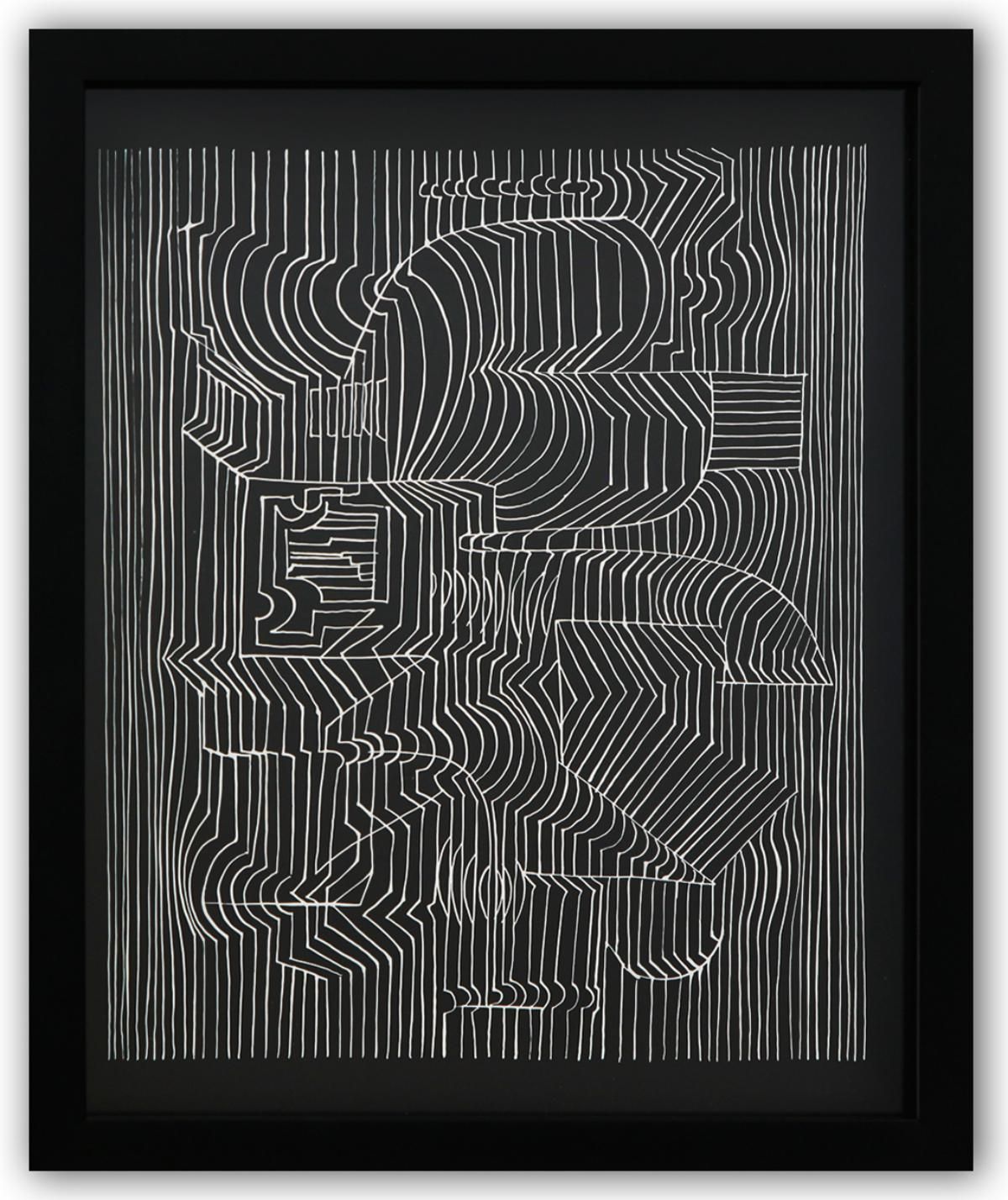 Victor Vasarely- Heliogravure Print "Untitled"