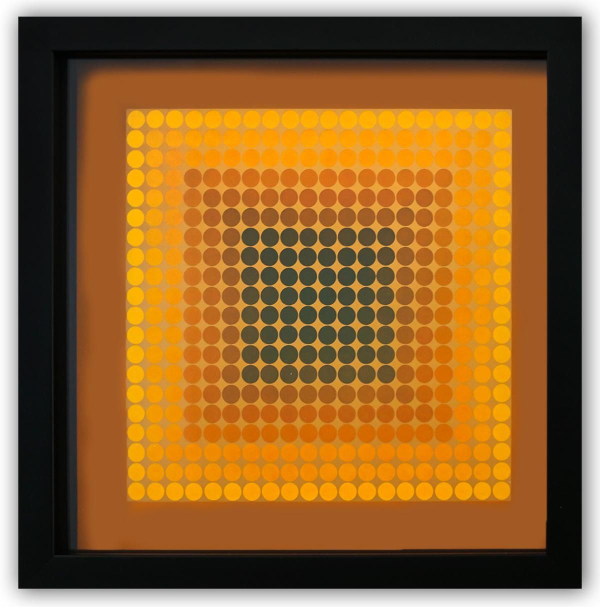 Victor Vasarely- Heliogravure Print "Untitled"