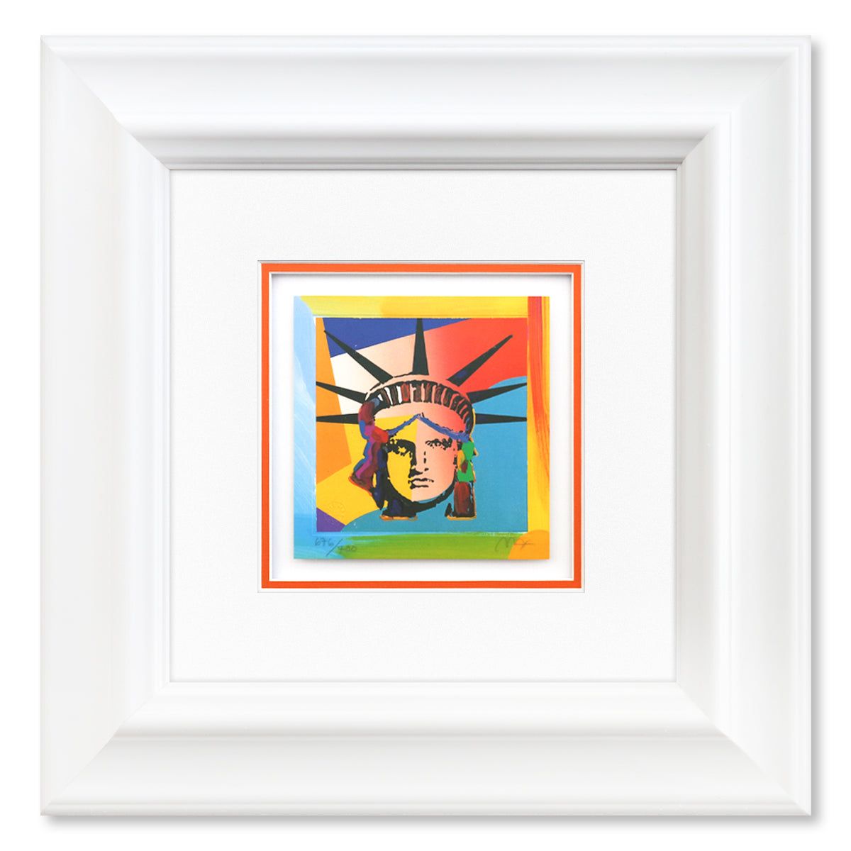 Peter Max- Original Lithograph "Liberty Head"