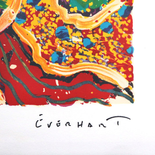 Tom Everhart- Hand Pulled Original Lithograph "Hollywood Hound Dog"