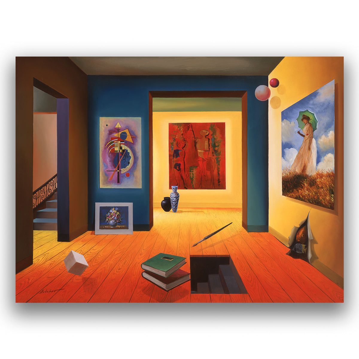 Alexander Astahov- Giclee on canvas "Homage to Kandinsky"