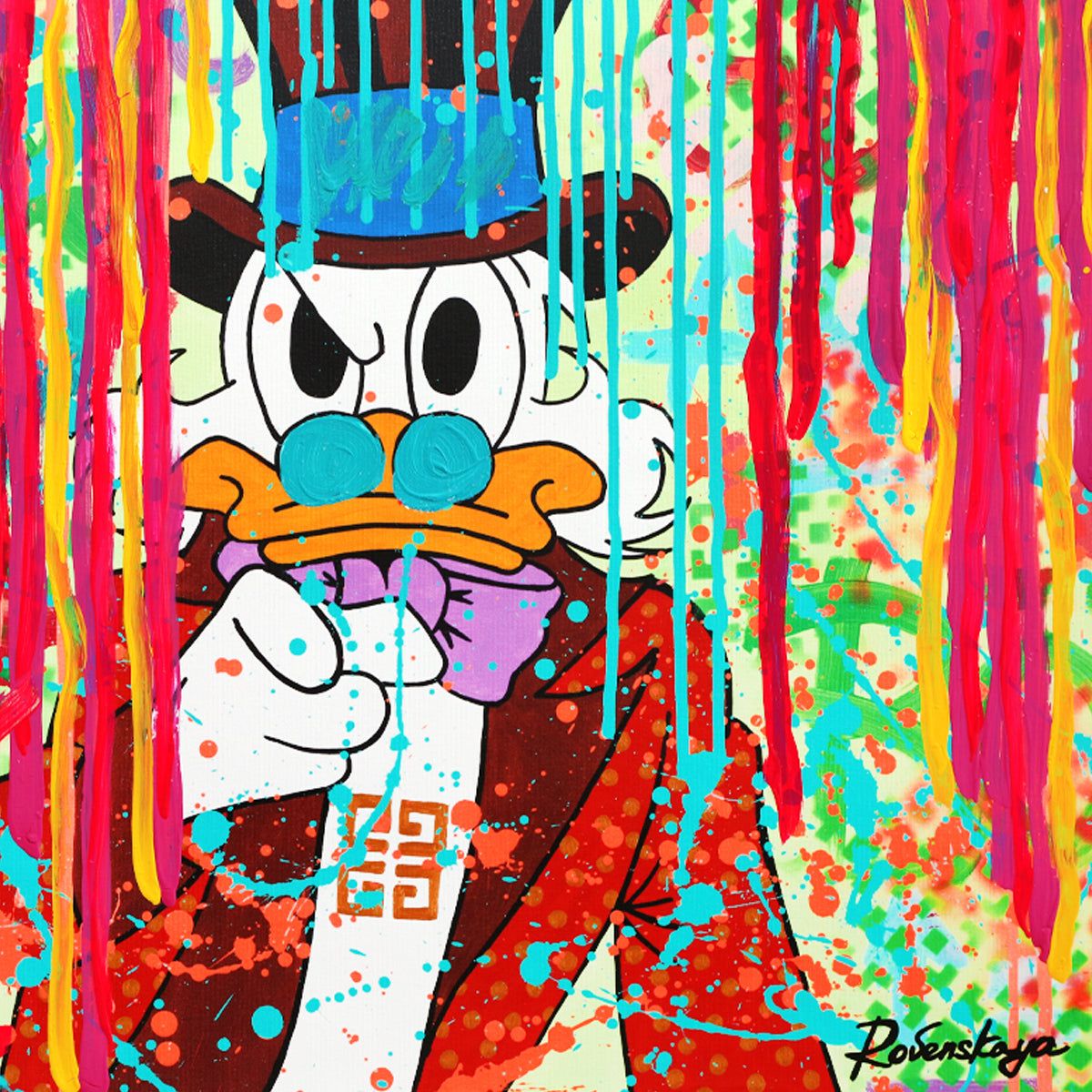 Nastya Rovenskaya- Mixed Media "You Can Do It"