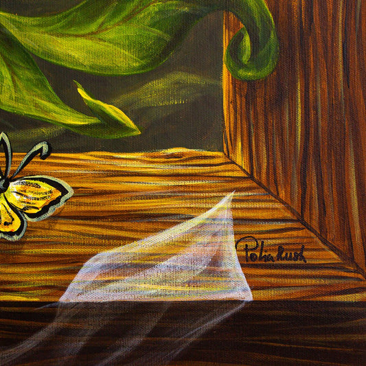 Eugene Poliarush- Original Oil on Canvas "Windy Day"