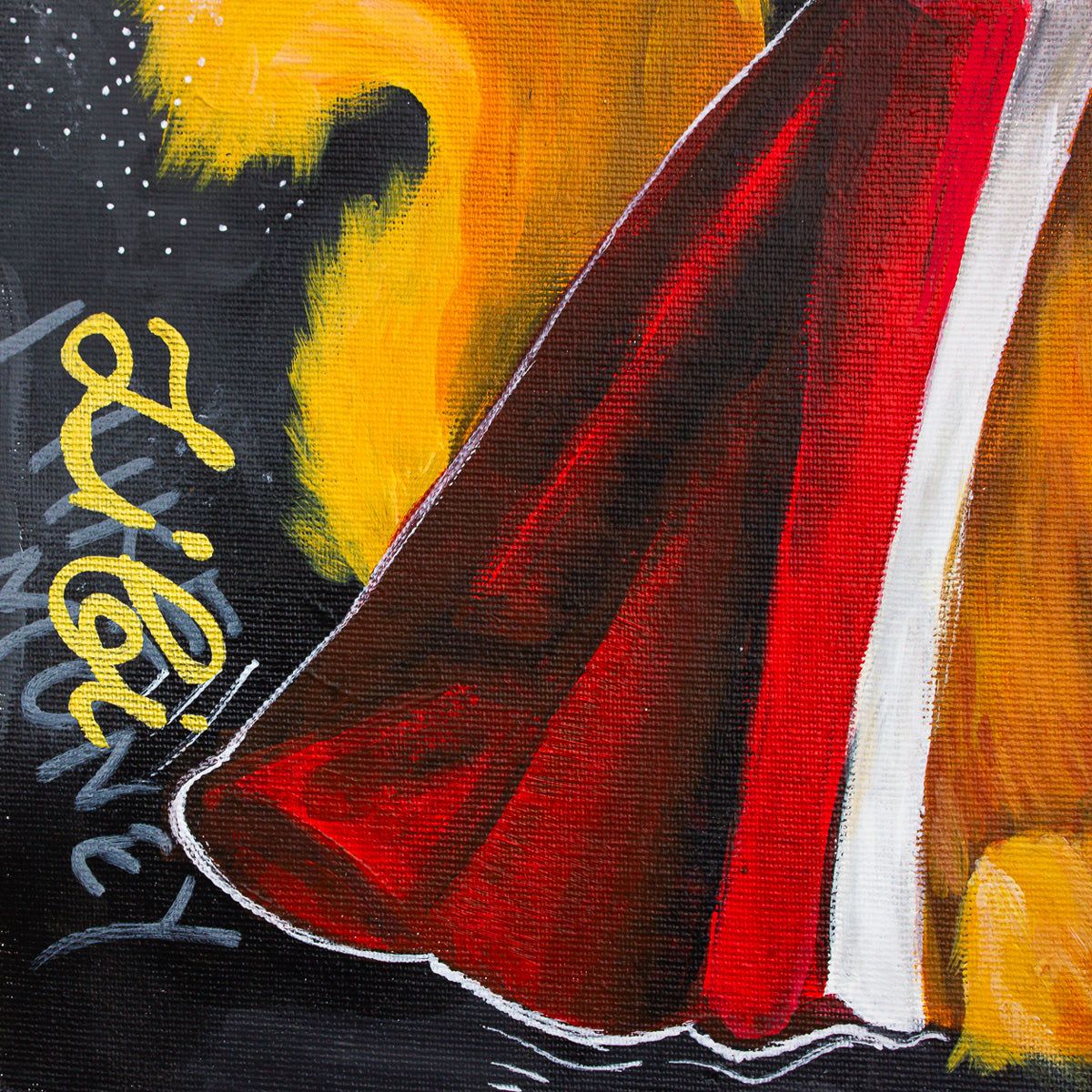 Libi- Original Acrylic on Canvas "King Ruler"