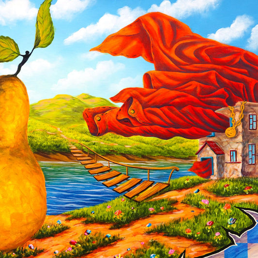 Eugene Poliarush- Original Oil on Canvas "Far Away"