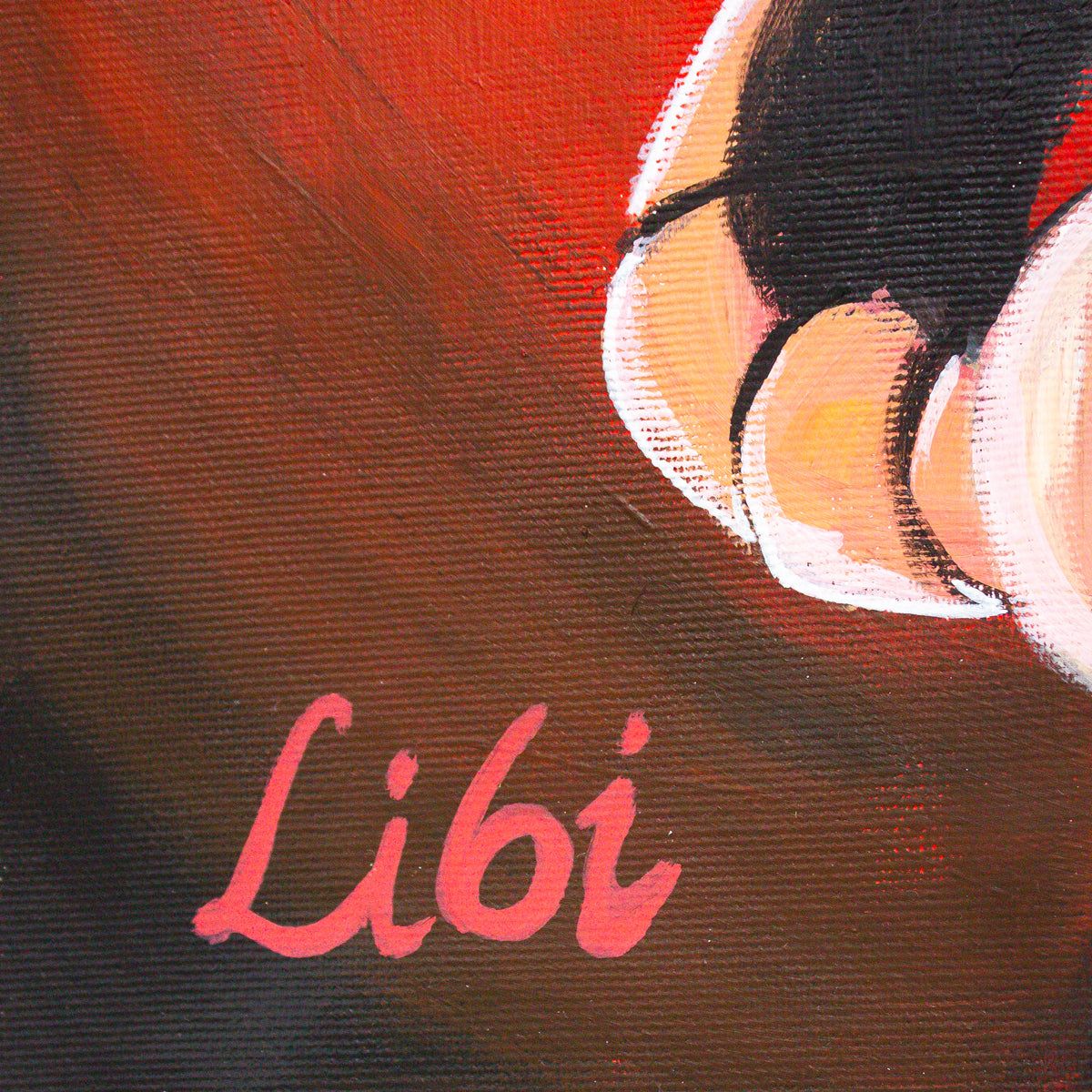 Libi- Original Acrylic on Canvas "The War"