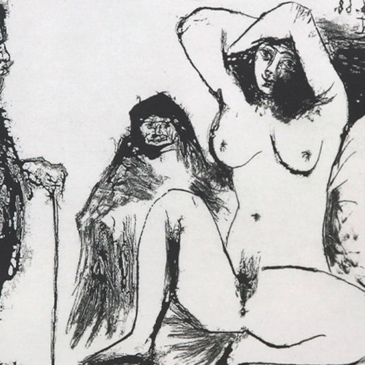 After Pablo Picasso- Offset Lithograph "From The 347 Series"