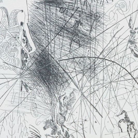 After Pablo Picasso- Offset Lithograph "From The 347 Series"