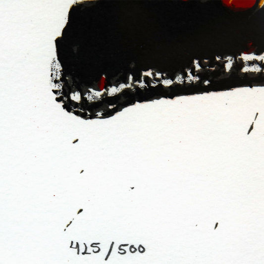 Tom Everhart- Hand Pulled Original Lithograph "Prada Puss"