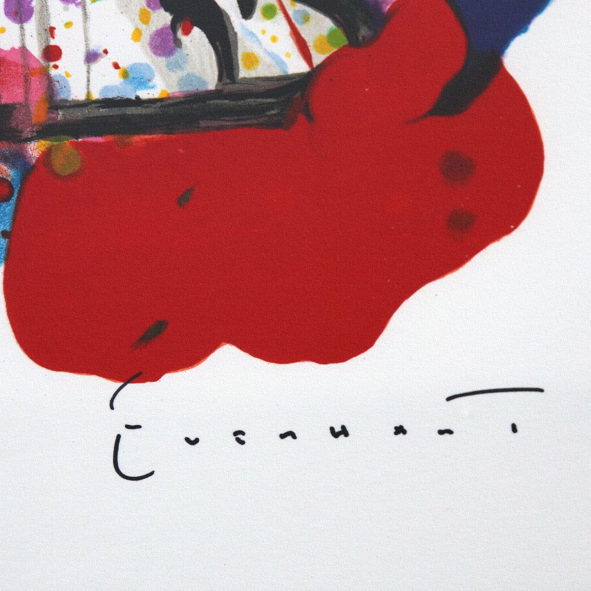 Tom Everhart- Hand Pulled Original Lithograph "Wait Watchers"