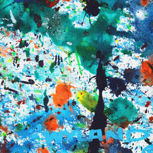 Wyland- Original Painting on Canvas "Abstract"