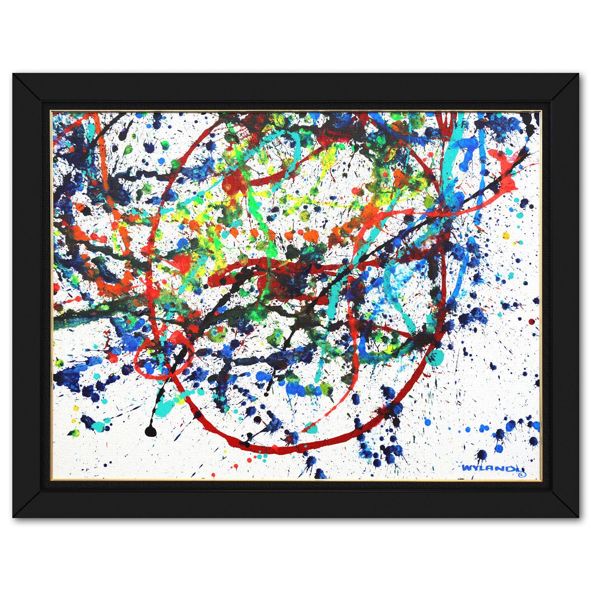 Wyland- Original Painting on Canvas "Abstract"