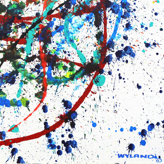 Wyland- Original Painting on Canvas "Abstract"