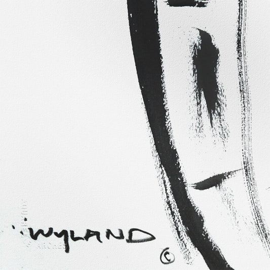 Wyland- Original Sumi Ink Painting "Turtle"